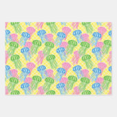 Kleurrijk tropisch vispatroon inpakpapier vel (Voorkant 2)