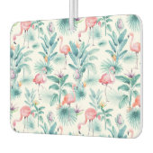 Kleurrijk tropische bloemen en flamingoerpatroon luchtverfrisser (Links)