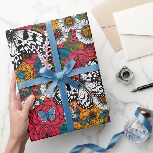 Kleurrijk tuinpakpapier cadeaupapier (Geschenken)