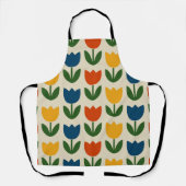 Kleurrijk Tulp Patroon Schort (Voorkant)