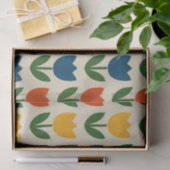 Kleurrijk Tulp Patroon Tissuepapier (Geschenk)