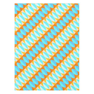 Kleurrijk Turquoise Blauw Oranje Geel Patroon Tafelkleed