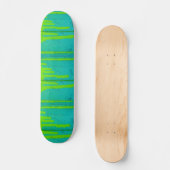 Kleurrijk turquoise skateboard (Voorkant)