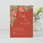 Kleurrijk Tuscan Vrijgezellenfeest van rode olievl Kaart (Staand voorkant)