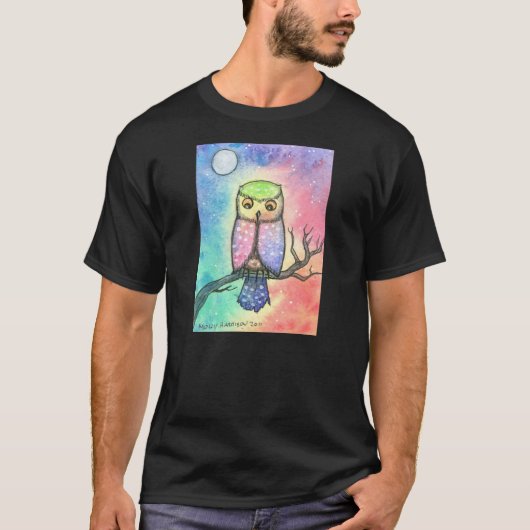 Kleurrijk Uil Shirt (Voorkant)