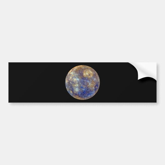 Kleurrijk Uitzicht kwik Bumpersticker (Voorkant)