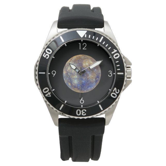 Kleurrijk Uitzicht kwik Horloge (Voorkant)