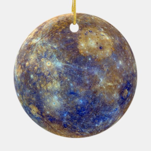 Kleurrijk Uitzicht kwik Keramisch Ornament (Achterkant)