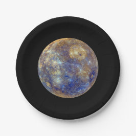 Kleurrijk Uitzicht kwik Papieren Bordje