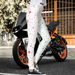 Kleurrijk ultrazacht vakantiepatroon kerstdag leggings