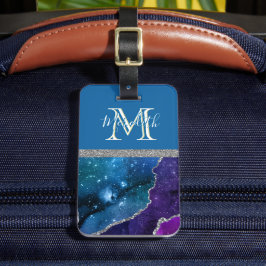 Kleurrijk uniek aangepast Bagagelabel met gekleurd