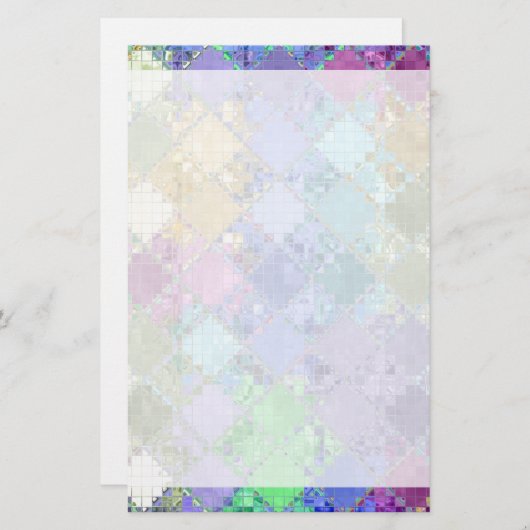 Kleurrijk, uniek en  briefpapier (Voorkant / Achterkant)