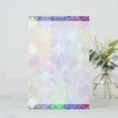 Kleurrijk, uniek en  briefpapier (Staand voorkant)