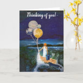 Kleurrijk, uniek, schilderachtig denken aan je kaa kaart (Gele Bloem)