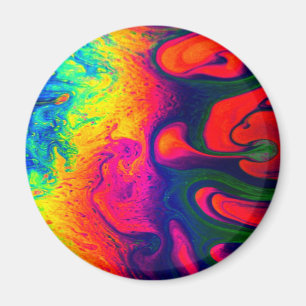 Kleurrijk Unieke Regenboog Draaikolk PERSONALISEER Magneet