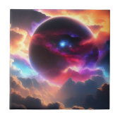 Kleurrijk universum tegeltje (Voorkant)