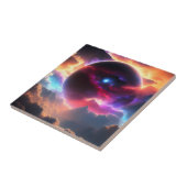 Kleurrijk universum tegeltje (Zijkant)