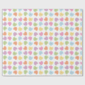 Kleurrijk Valentijn Snoep Mok Onderzetter Cadeaupapier (Vlak)