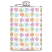 Kleurrijk Valentijn Snoep Mok Onderzetter Heupfles (Voorkant)