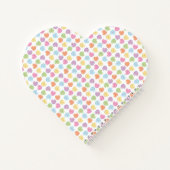 Kleurrijk Valentijn Snoep Mok Onderzetter Notitieboek (Achterkant)