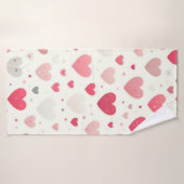 Kleurrijk Valentijnsdag hart Badhanddoek (Badhanddoek)