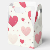 Kleurrijk Valentijnsdag hart Bedankdoosjes (Geopend)