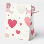 Kleurrijk Valentijnsdag hart Bedankdoosjes (Achterkant)