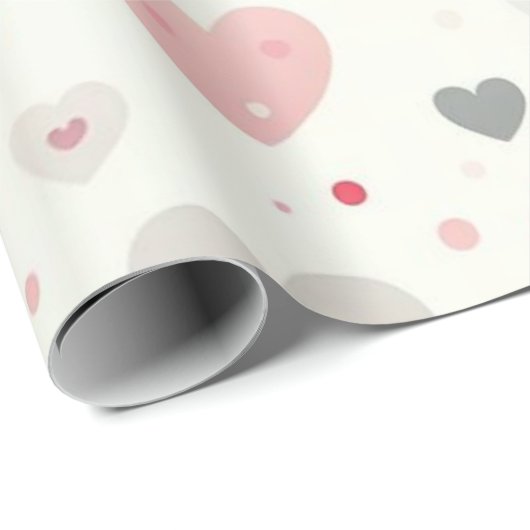 Kleurrijk Valentijnsdag hart Cadeaupapier (Rol Hoek)