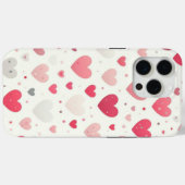 Kleurrijk Valentijnsdag hart Case-Mate iPhone Case (Achterkant (horizontaal))