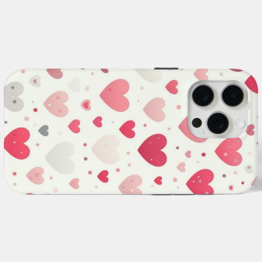 Kleurrijk Valentijnsdag hart Case-Mate iPhone Case (Achterkant (horizontaal))