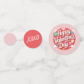 Kleurrijk Valentijnsdag hart Confetti (Voorkanten)
