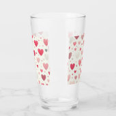 Kleurrijk Valentijnsdag hart Glas (Links)