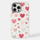 Kleurrijk Valentijnsdag hart iPhone Hoesje (Achterkant)