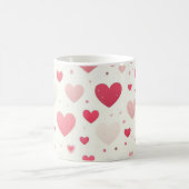 Kleurrijk Valentijnsdag hart Koffiemok (Center)