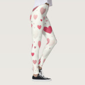 Kleurrijk Valentijnsdag hart Leggings (Rechts)