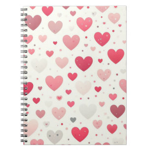 Kleurrijk Valentijnsdag hart Notitieboek
