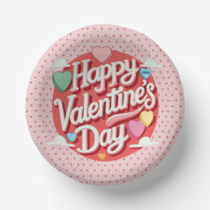 Kleurrijk Valentijnsdag hart Papieren Kommen