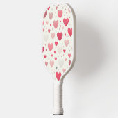 Kleurrijk Valentijnsdag hart Pickleball Paddle (Links)