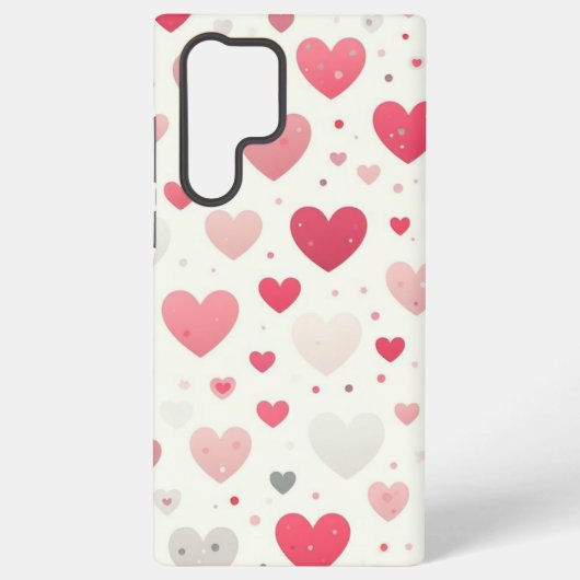Kleurrijk Valentijnsdag hart Samsung Galaxy Hoesje (Achterkant)