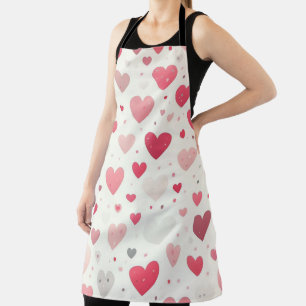 Kleurrijk Valentijnsdag hart Schort