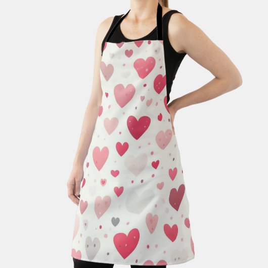 Kleurrijk Valentijnsdag hart Schort (Insitu)