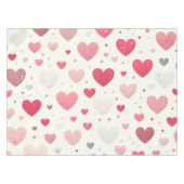 Kleurrijk Valentijnsdag hart Tafelkleed (Voorkant (Horizontaal))