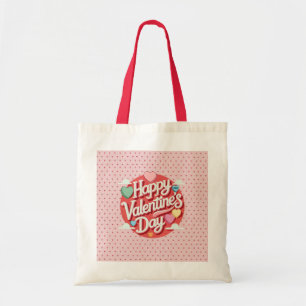 Kleurrijk Valentijnsdag hart Tote Bag