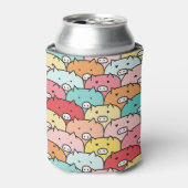 Kleurrijk varkensneushoorntje blikjeskoeler (Blikje Voorkant)