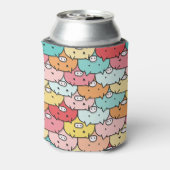 Kleurrijk varkensneushoorntje blikjeskoeler (Blikje Achterkant)