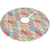 Kleurrijk varkensneushoorntje kerstboom rok (Gekanteld)