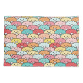 Kleurrijk varkensneushoorntje kussensloop (Achterkant)