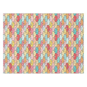 Kleurrijk varkensneushoorntje tafelkleed (Voorkant (Horizontaal))