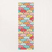 Kleurrijk varkensneushoorntje yogamat (Achterkant)