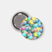 Kleurrijk veelkleurig ballonpatroon magneet (Voorkant / Achterkant)